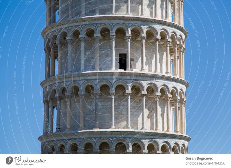 Tower of Pisa in Tuscany pisa tower piazza italian medieval cathedral square perspective miracle travel italy christian marble landmark culture attraction