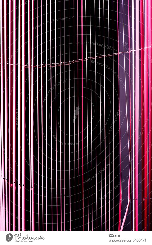 stripes Drape Roller blind Esthetic Sharp-edged Simple Elegant Violet Pink Grid Pattern Abstract Line Graphic Multicoloured Black Colour photo Interior shot