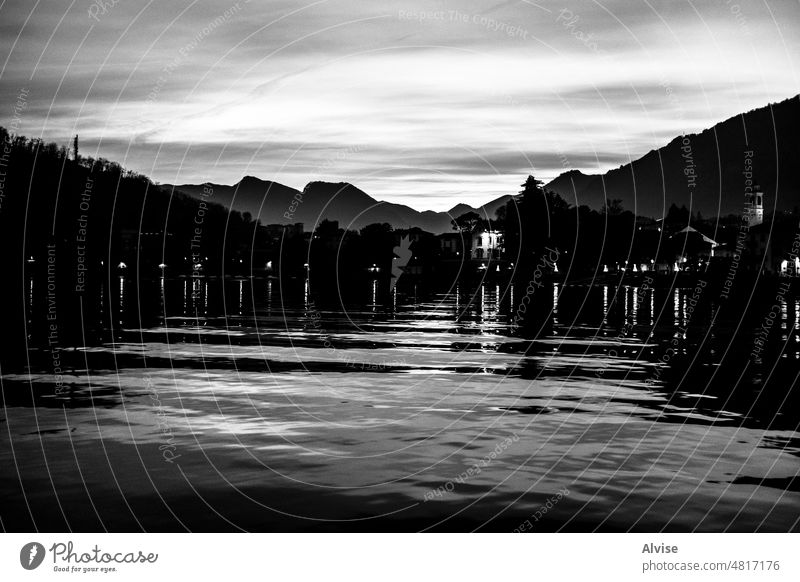 2021 12 30 Como sunset at the lake 1 village landscape tourism nature italy europe mountain vacation travel scenery panorama destination water beautiful house