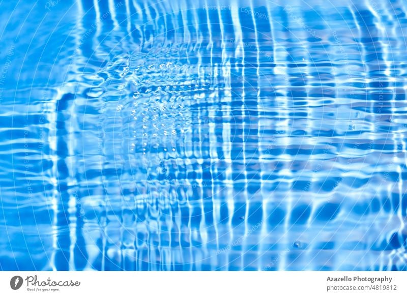 Abstract water background. Geometric waves on blue water surface. art bubble creative minimalism abstract underwater texture pattern design natural beauty