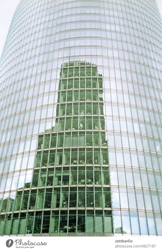 Potsdamer Platz with DB Tower Berlin Office Germany Facade Window Building Capital city House (Residential Structure) Life voyage Skyline Town city district