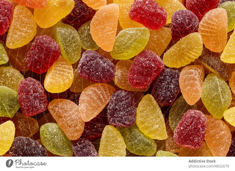 Italian jelly fruit sweets italian candy pattern background confectionery shape various seamless delicious treat small colorful varicolored assorted bright