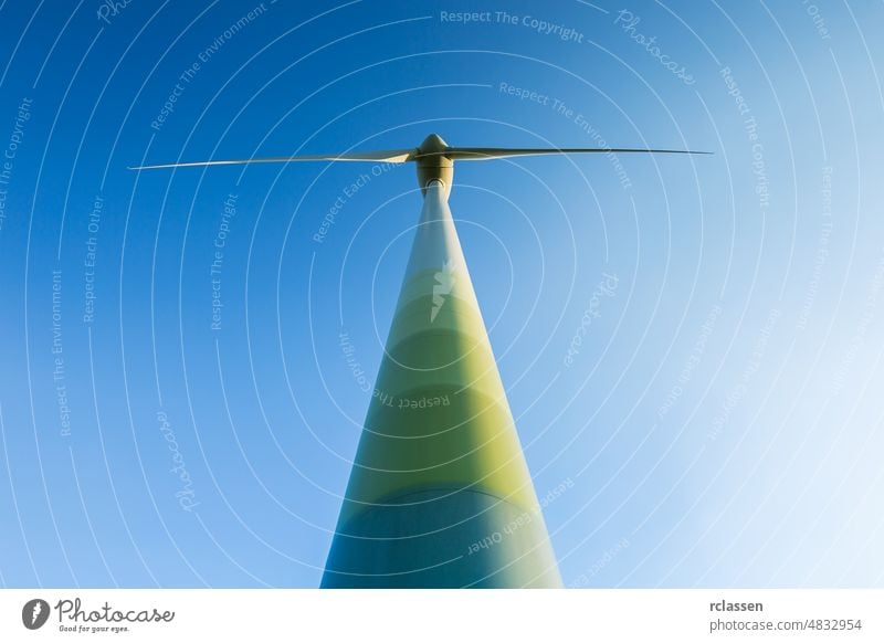 windmill Pinwheel wind turbine wind farm forwards blue skies eco energy alternative alternative energy biostrom cheap electricity climate change