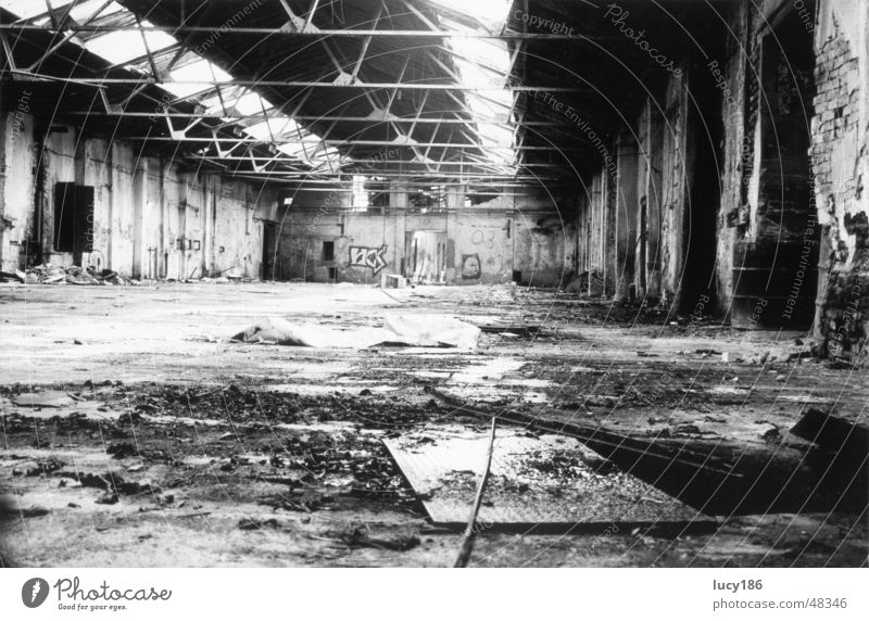 factory hall Factory Loneliness Large Warehouse Old Bright Dirty Sadness