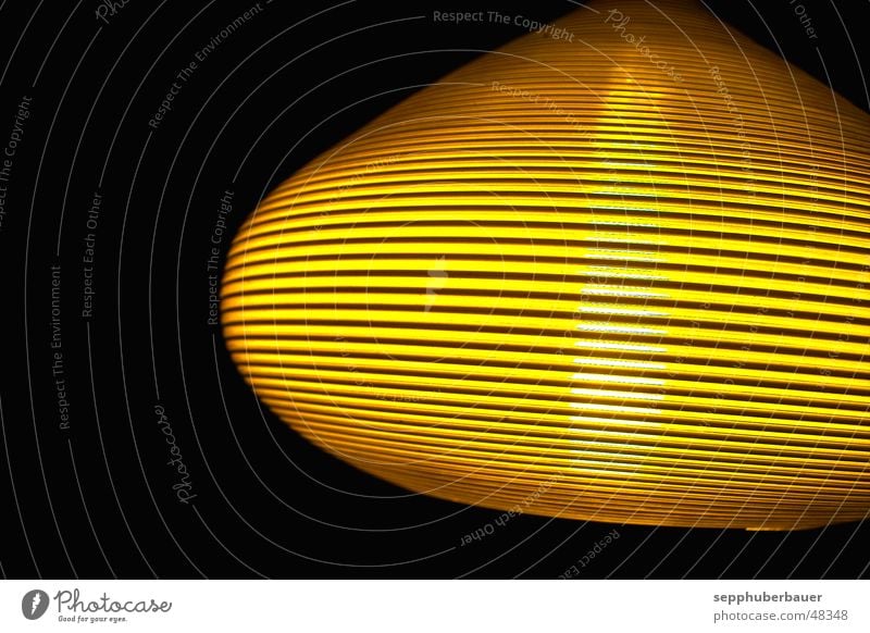 s.h.a.d.o.w. - ufo on approach UFO Lampshade Light Yellow Abstract Structures and shapes Bright space Universe