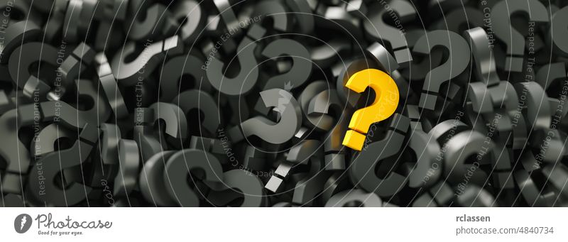 infinite question icons, business and marketing concepts faq ask why help answer finance background doubt bank yellow signs thinking banner black choice