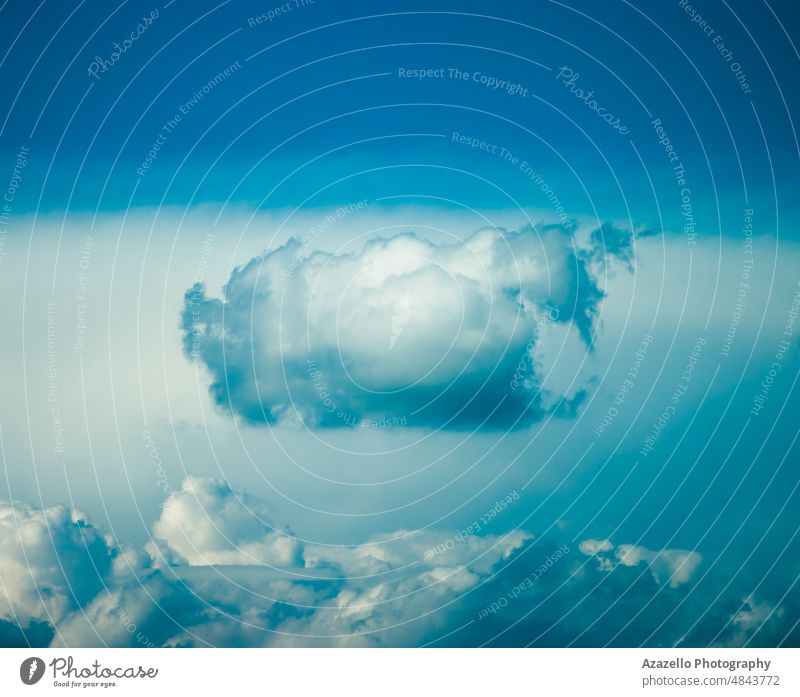 Beautiful clouds in the blue sky.  Blue sky with clouds background. cloudscape atmosphere sunset abstract air beautiful beauty bright climate cloudy
