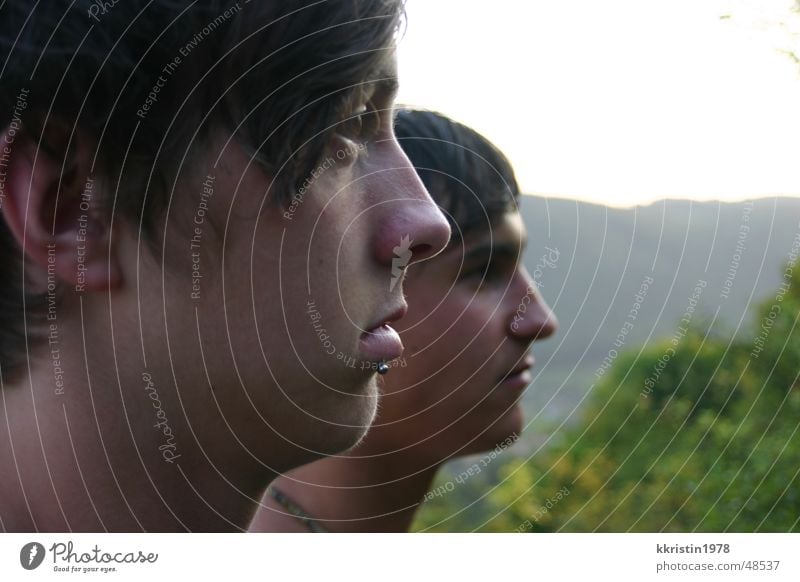 Flexible Faces Vantage point 2 Thuringia faces Human being Double exposure boys Looking
