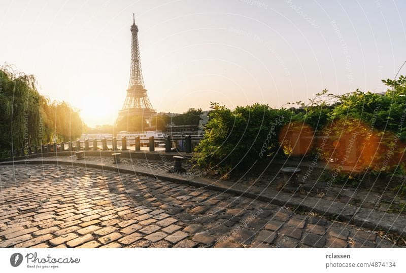 Eiffel tower, Paris. France paris eiffel landmark france skyline europe summer seine view travel reflection cobblestone sunset romantic sunrise city river