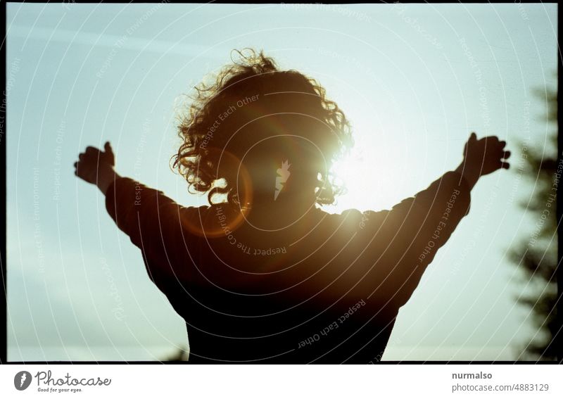 Morning Addiction Sun Back-light enjoyment Salutation Human being posture Yoga youthful Future Hope Warmth Happy Contentment Sky Belief Mystery Analog Slide