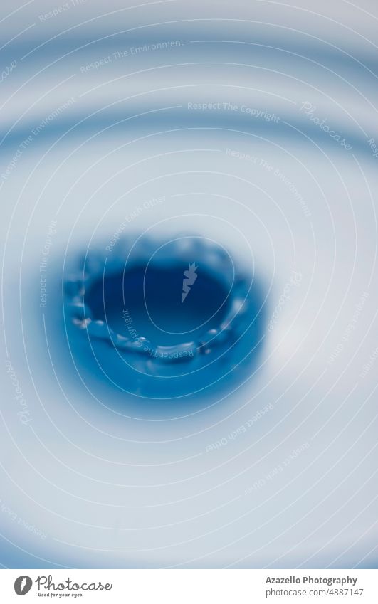 Blurry close up view of water surface. Abstract water background. abstract ball blue blur blurred blurry bright bubble calmness circle clean clear cold color