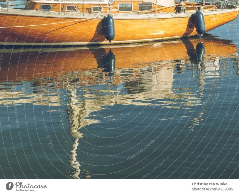 The safe haven | Places that mean something Sailing yacht boat ship Harbour Maritime safe harbour Water Navigation Watercraft sure Drop anchor reflection mirror