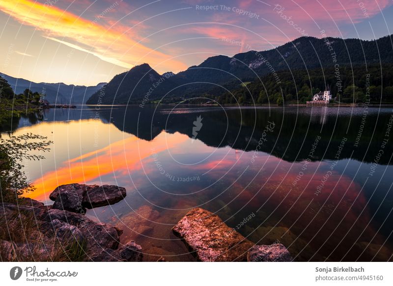 Very early in the morning at Grundlsee :) Lake Grundlsee Austria Styria dawn Sunrise Salzkammergut love of one's homeland Aussee country Styrian sea