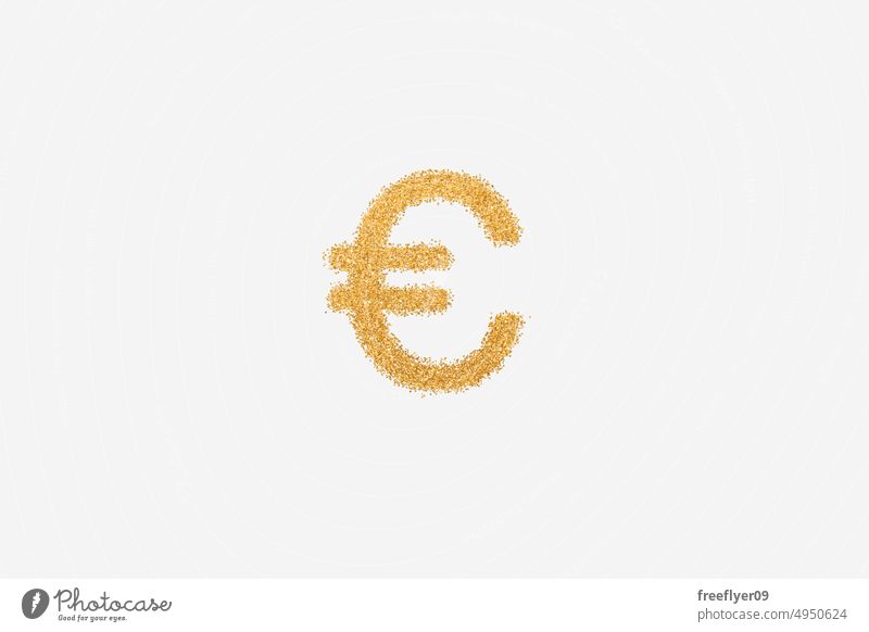 Stock JPEG gold euro sign