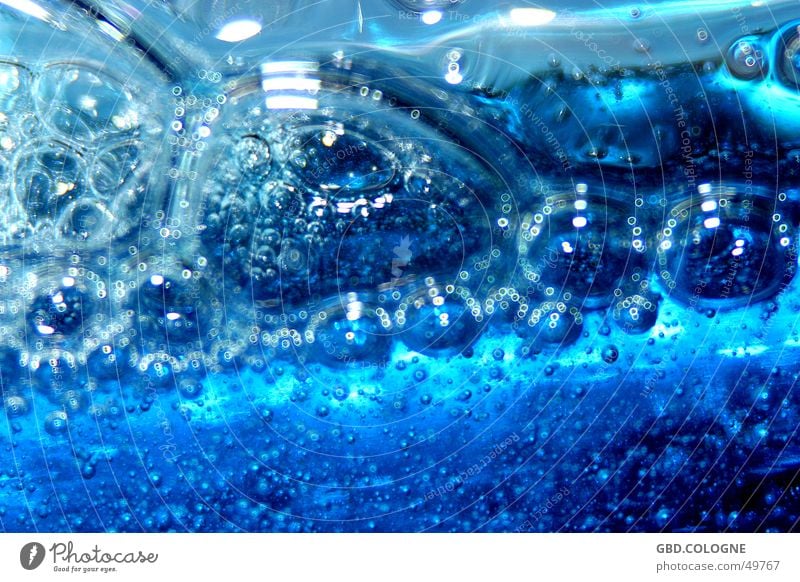 eggbeater Foam Air bubble Soap Blue Water Fluid