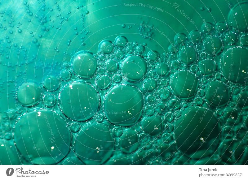 green bubbles Green Abstract art Bubble creative