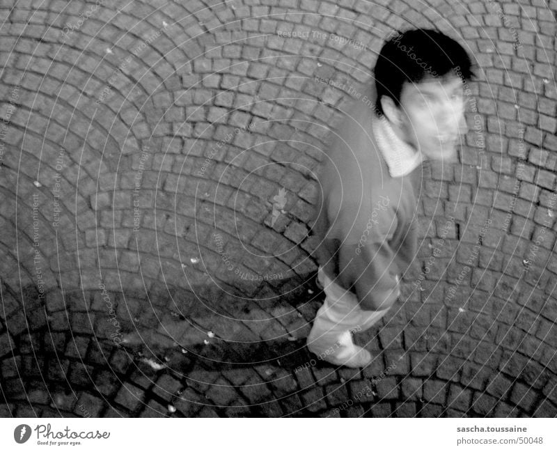 The gentleman in black and white on cobblestone #1 Cobblestones Shadow Dark Gentleman Man Black White Gray Stone Looking Eyes darkness view Style eye mister boy