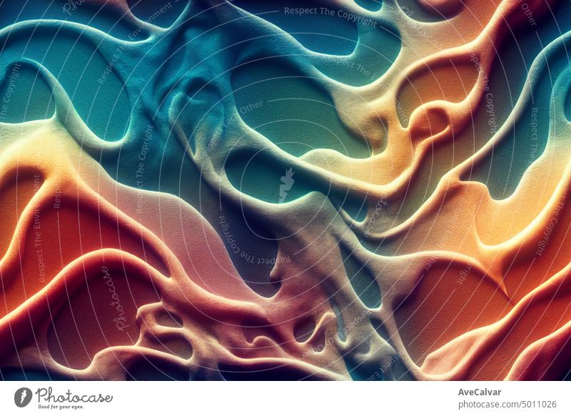 Background abstract of displacement height map,colorful backdrops with biomechanic style, technology noise surface wallpaper artistic form futuristic geometry