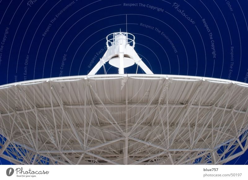 Ear to the universe Sky White Radio telescope Antenna Very Large Array Blue Structures and shapes structure contact