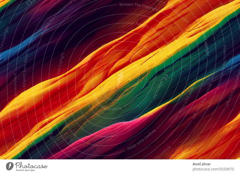 Abstract seamless colorful backdrop wallpaper, top-down view, photo realistic with texture abstract art concepts creativity curve flowing futuristic no people