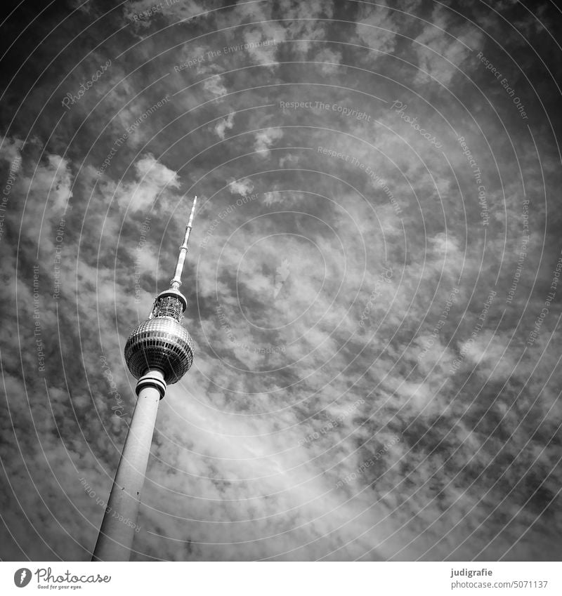 berlin sky Berlin Sky Television tower Alexanderplatz alex Berlin TV Tower Landmark Capital city Downtown Berlin Tourism Manmade structures Tall