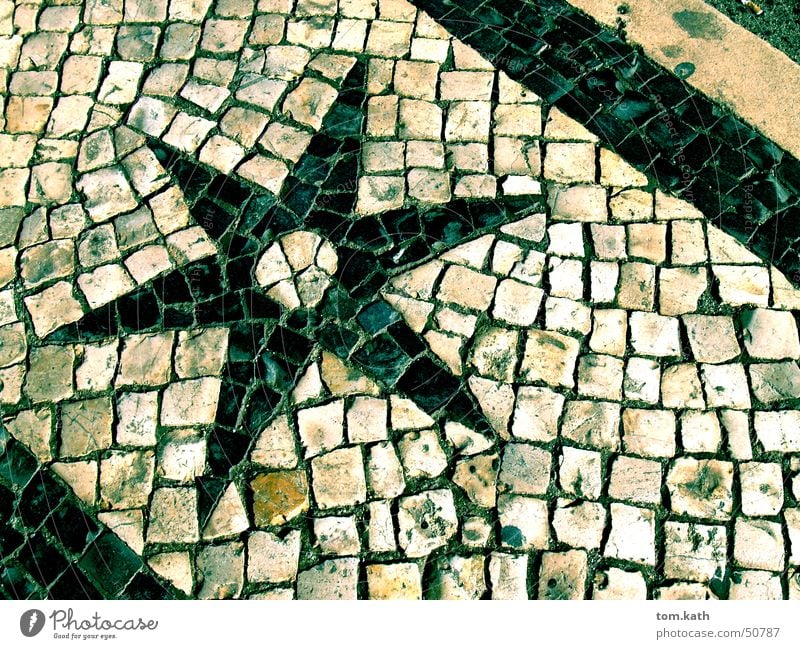 star Cobblestones Lisbon Star (Symbol) Stone Paving stone