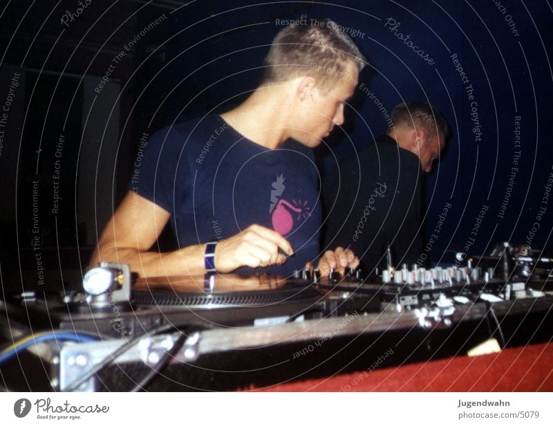 DJ - Mixing Disc jockey Party Human being mixing turntables