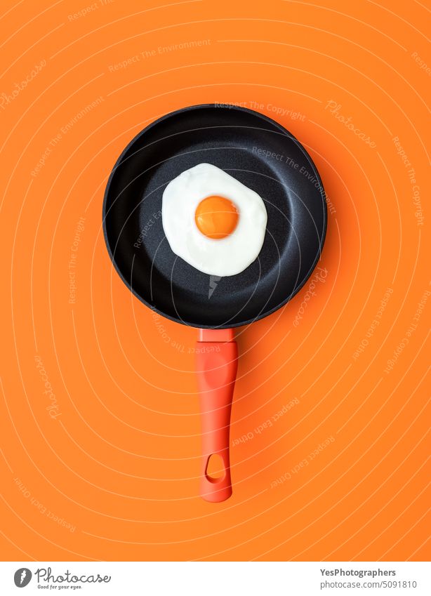 Frying pan with fried eggs isolated Royalty Free Vector