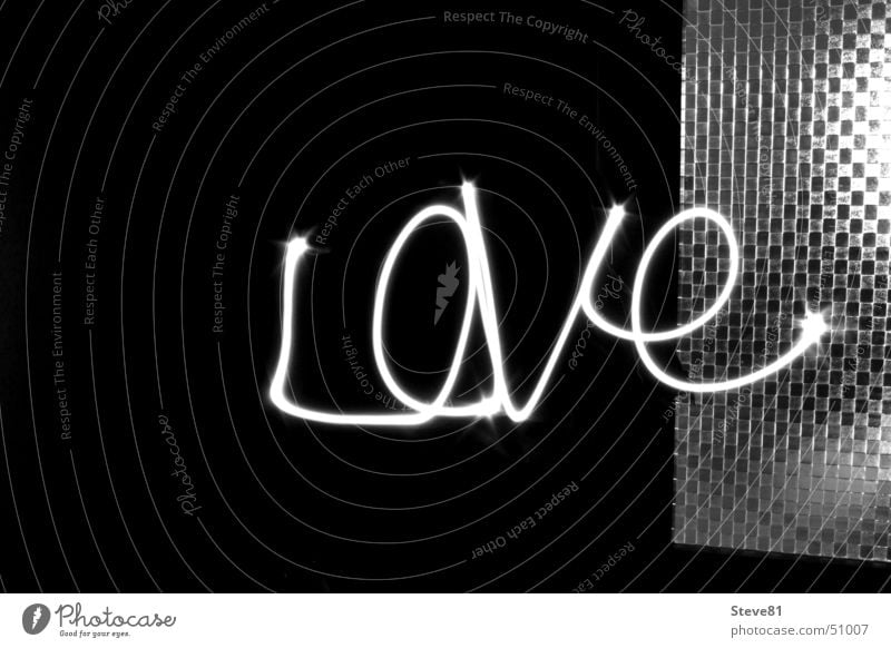 10 seconds of love Long exposure Love Black & white photo Reaction effect