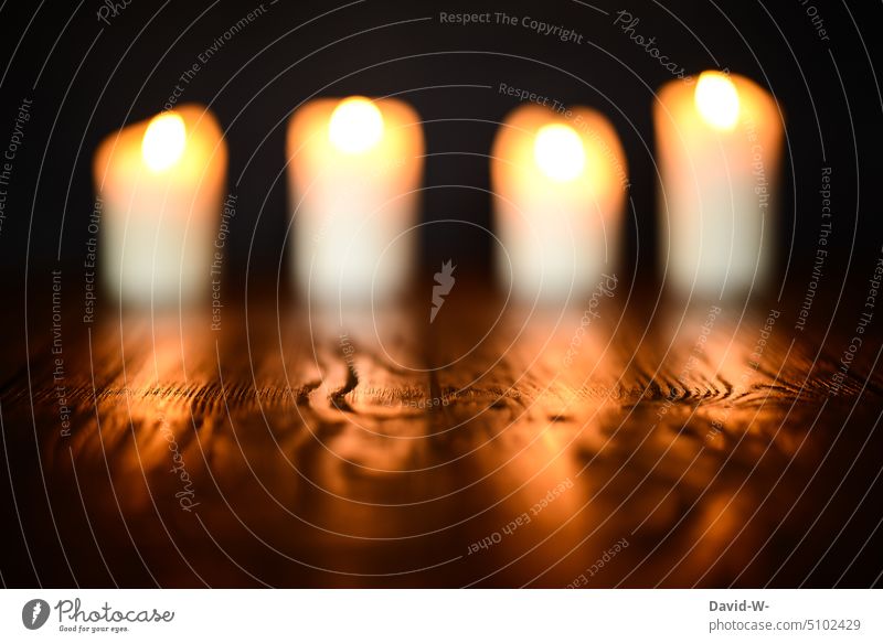 4 burning candles for Christmas Burn advent season Christmas & Advent Illuminate Christmassy Moody Light Festive 4. four Christmas mood