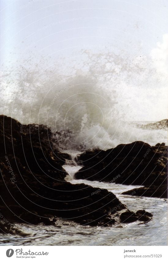 Surf in Porto, Portugal Ocean Atlantic Ocean Black Water Rock Stone sea waves stones