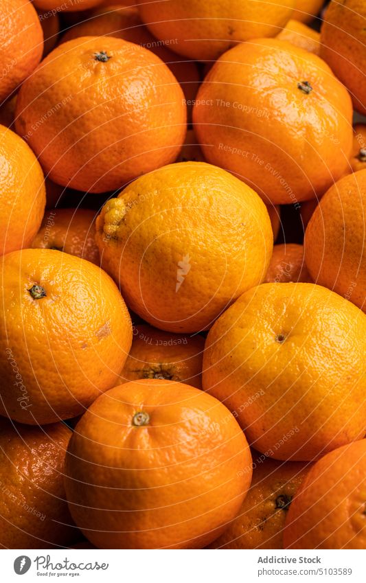 Pile of orange fresh tangerines citrus mandarin background fruit raw healthy food pattern many delicious grocery culinary nourish vegan ingredient vitamin