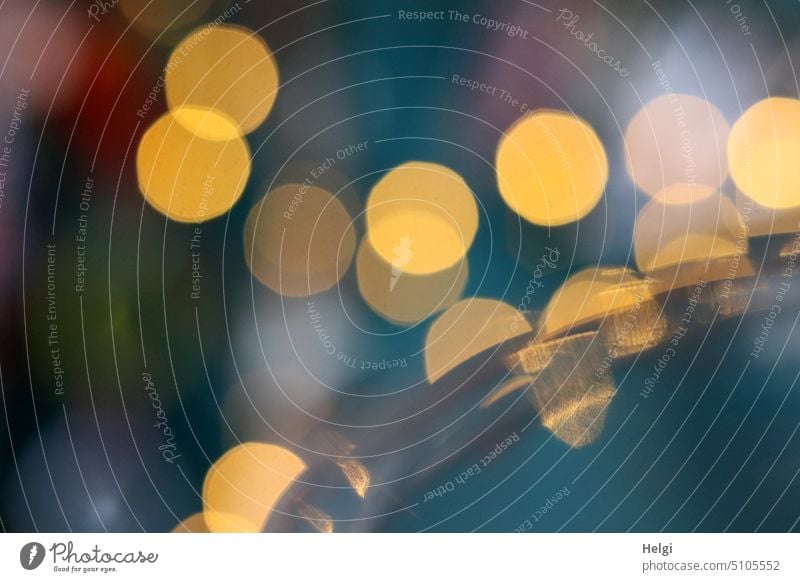 light points Light bokeh background Illuminate blurriness Abstract clearer hazy Yellow Blue Gray blurred