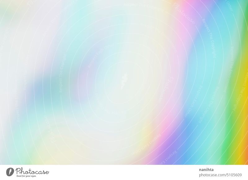 Rainbow holographic vivid background iridiscent rainbow psychedelic new age multi colored oil distorted shiny colorful blur abstract detail spectrum wave