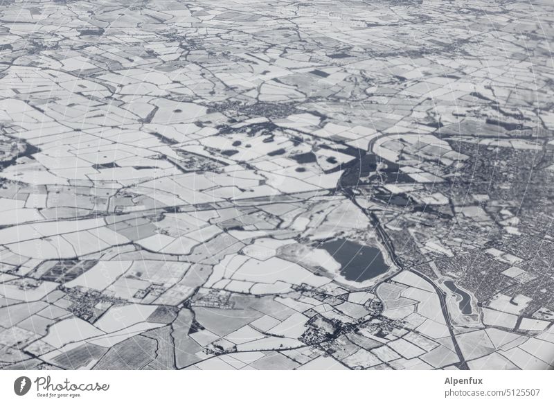 close to nature | nature association II Aerial photograph Landscape Exterior shot Environment Land Feature Snow Hill Deserted Bird's-eye view Nature valleys