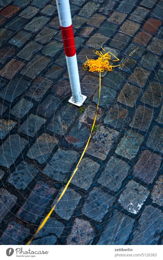 Streamer (lying on the street) Architecture Berlin city Germany Capital city downtown Kiez Life Middle Places Town city district street photography City trip