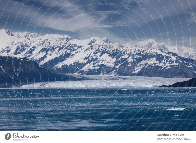 The Hubbard Glacier seen from the Enchantement Bay, Alaska ice alaska disenchantment bay landscape travel luxury outdoors blue environment pacific