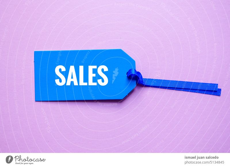 blue price tag with sale sign on the pink background, blue mockup blue tag blue color object market shopping buy icon symbol label business black friday sales