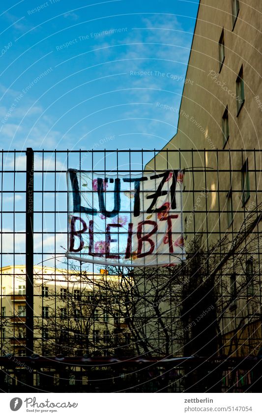 Lützi remains lützenrath lützi protest Poster transparent Criticism Remark embassy letter Colour sprayed graffiti Grafitto typography Art Luetzerath Lützi stays