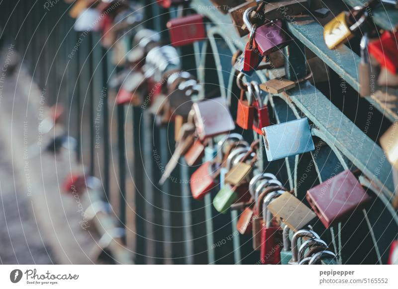 love palaces Love Locks Love padlock Romance Infatuation Together Emotions Relationship Display of affection Declaration of love Exterior shot With love