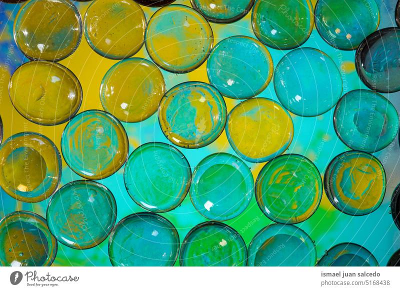 multicolored crystal bubbles background, colorful wallpaper circles transparent colors ornament decorative jewel jewelry bright glass object sphere sparkly