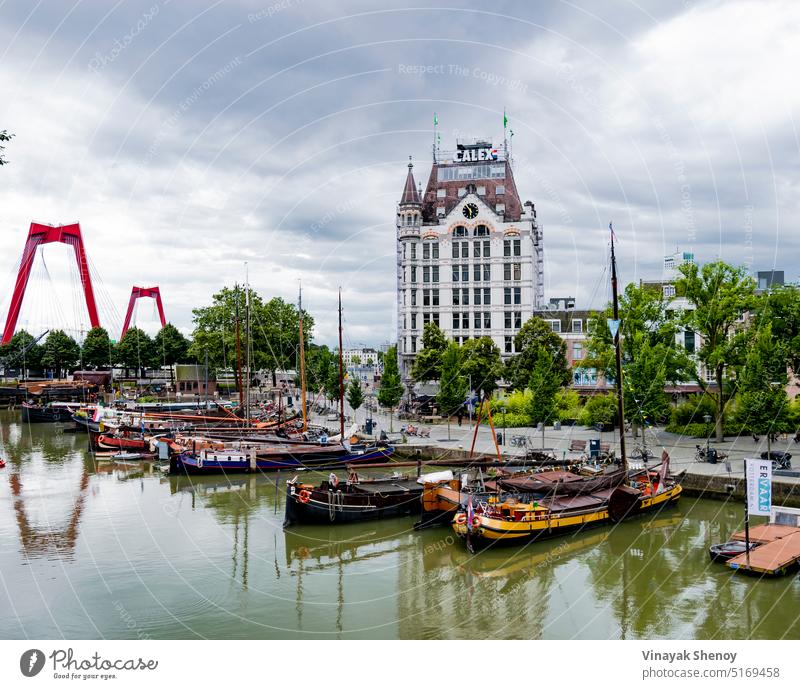 Rotterdam City View Netherlands Tourism Europe Landscape boats Dock Photography Photographer