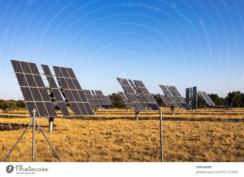 Solar panels in a countryside aerial aerial view air view alternative background cell clean energy drone ecological ecology electric electrical electricity