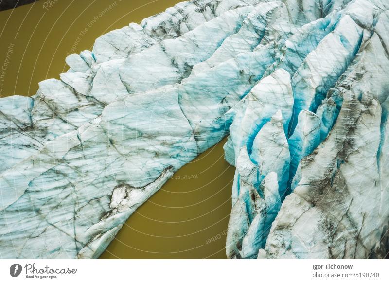 Aerial drone view of glacier formations valley aerial winter snow background nature landscape iceland frozen white arctic cold iceberg blue water frost lagoon