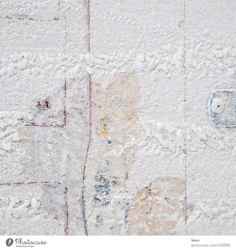 white as snow. Wall (barrier) Wall (building) Facade Stone Sand Line Old Yellow Gray Red White Decline Snow Colour photo Subdued colour Exterior shot Close-up