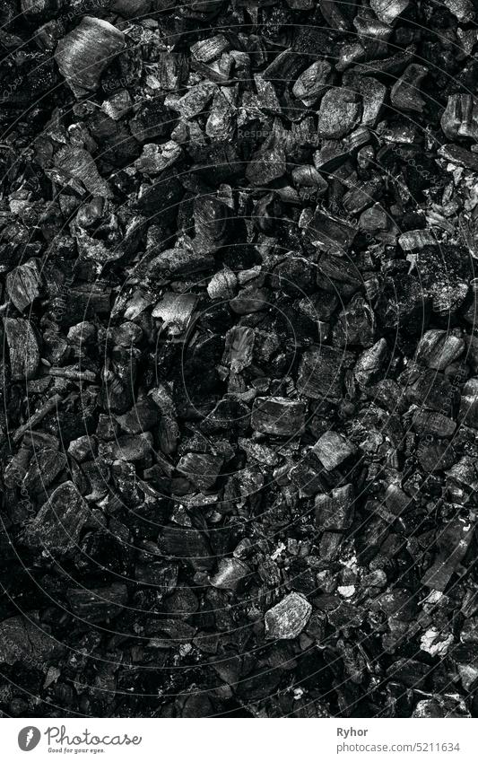 Background Of Pieces Of Black Coal ash backdrop background black burning coal dark ecology environment fuel heat hot industry material natural nature piece