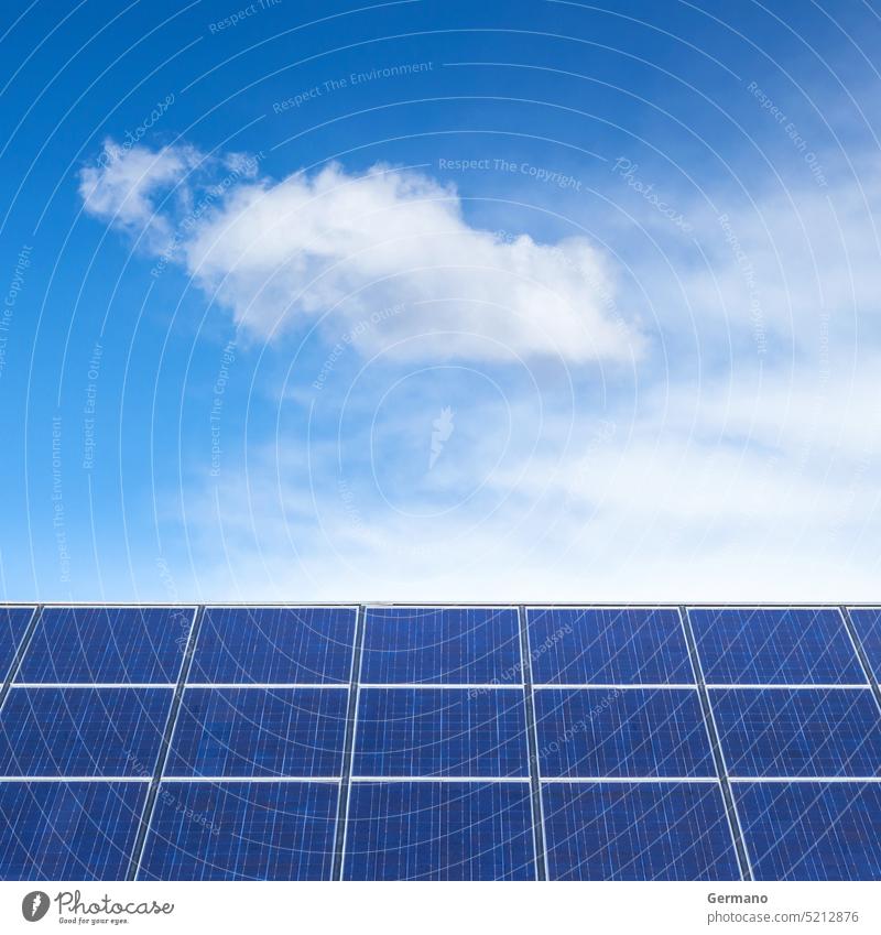 Photovoltaic modules solar photovoltaic panel sky energy power blue panels electricity technology alternative renewable environment ecology cell environmental