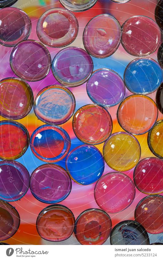 multicolored crystal bubbles, colorful background circles transparent colors ornament decorative jewel jewelry bright glass object sphere sparkly shiny textured