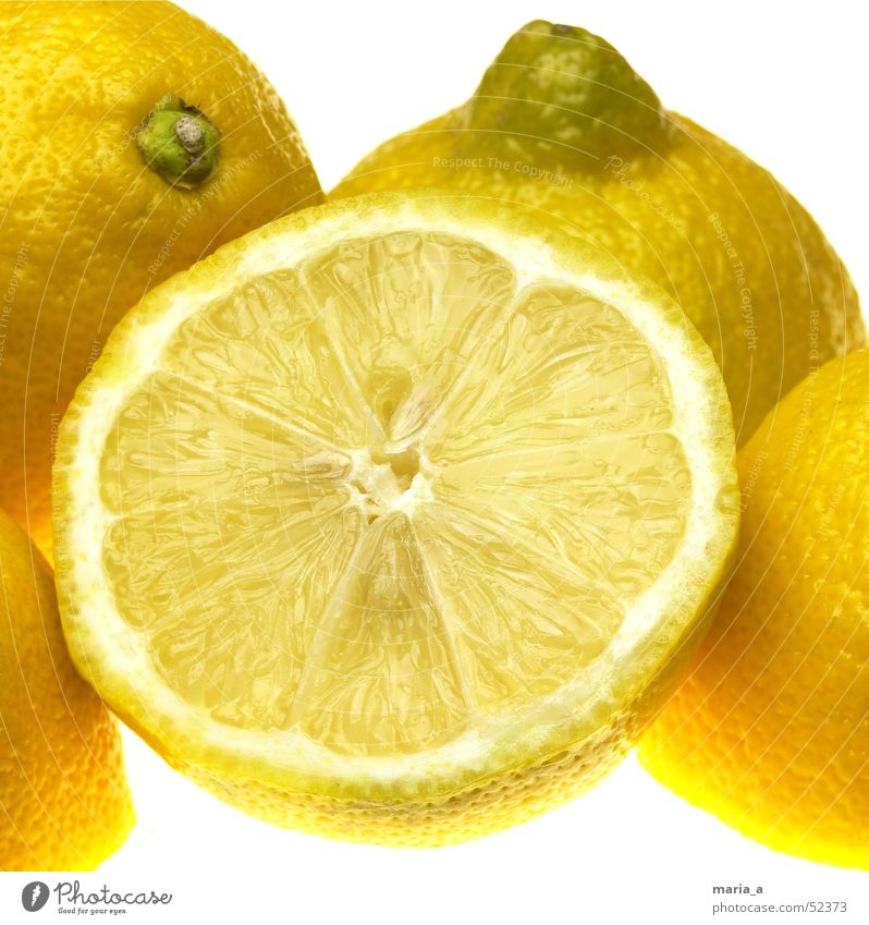 lemons Lemon Fruity Juicy Healthy Yellow Kernels & Pits & Stones Vitamin Vitamin C Anger Funny healthier Cross-section vitamin shock