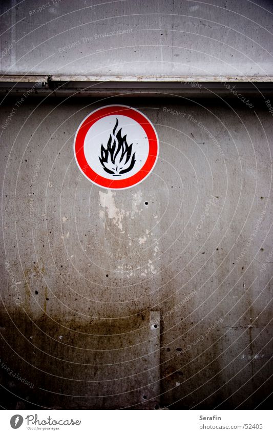 fire hazard Factory Fire hazard Hot Interior shot Blaze Warning label Signal Signs and labeling